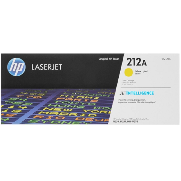 

Картридж для лазерного принтера HP (W2122A) желтый, оригинальный