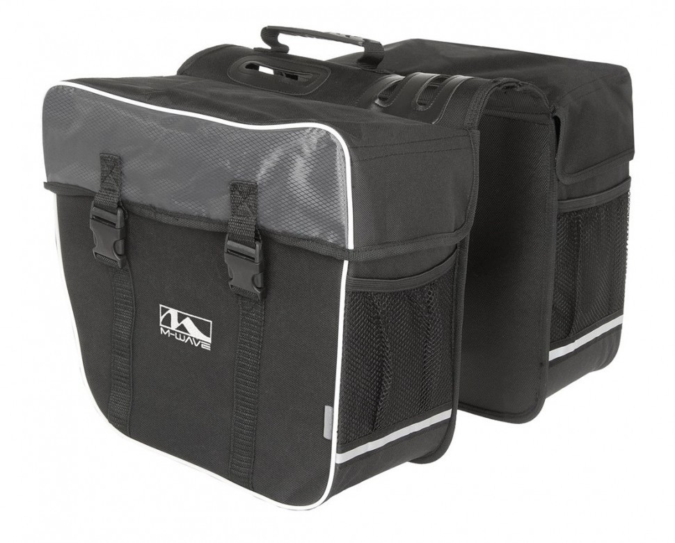 

Велосумка-штаны на багажник M-Wave Double-Traveller, боковые отсеки: 34х17х30см, 30 л, Черный