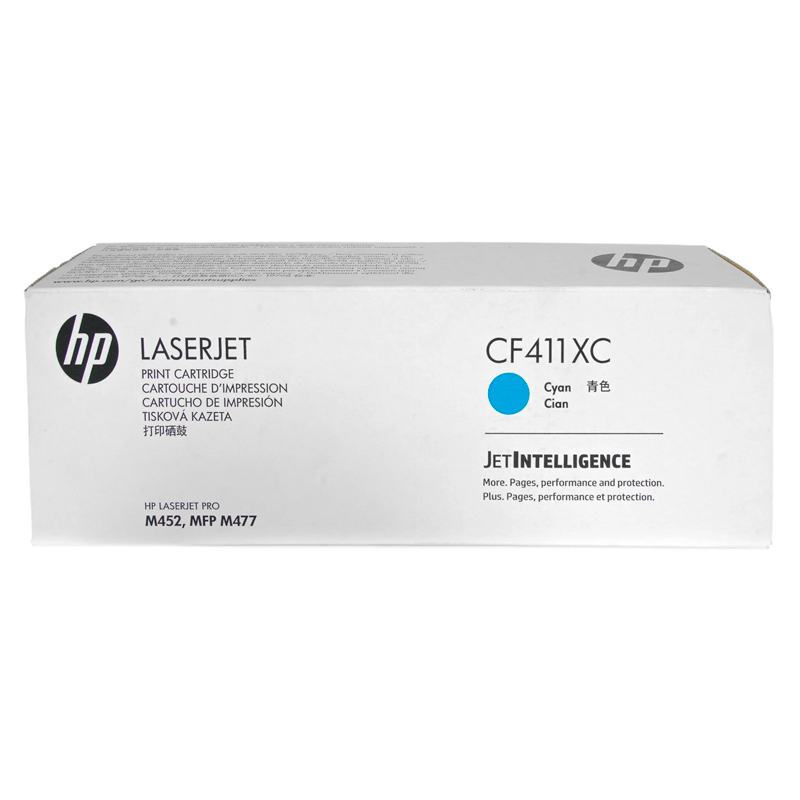 

Картридж для лазерного принтера HP (CF411XC) голубой, оригинальный