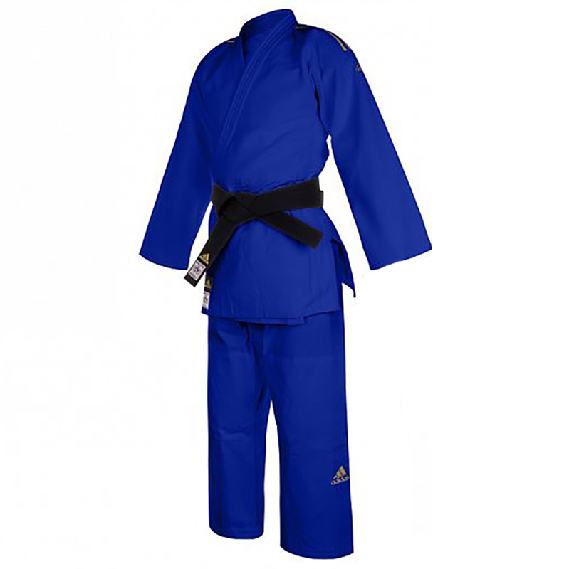 

Кимоно д/дзюдо подростк Champion 2 IJF Slim Fit Olympic синее с зол логотип(размер 150см), Champion 2 IJF Slim Fit Olympic
