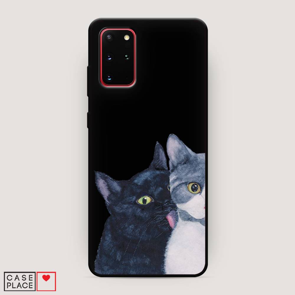 

Чехол Awog на Samsung Galaxy S20 + "Кошачья любовь", Синий, 29352-1