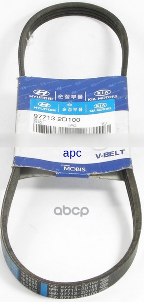 

Ремень Поликлиновой Hyundai/Kia 97713-2d100 Hyundai-KIA арт. 97713-2D100