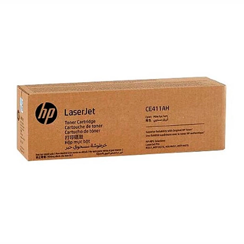 

Картридж для лазерного принтера HP (CE411AH) голубой, оригинальный