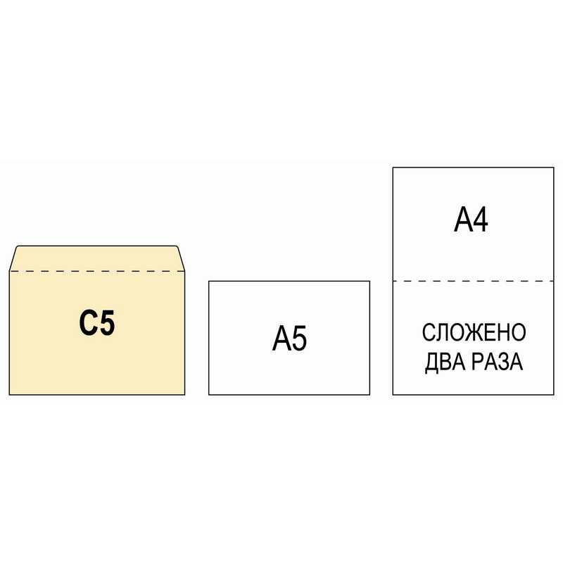 

Конверт Бел C5 стрип пр окно BusinessPost 162х229 1000шт/уп/2960, Белый