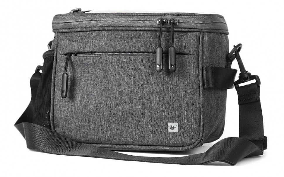 

Велосумка на руль с окном под карту Rhinowalk Handlebar bag 4L, Серый