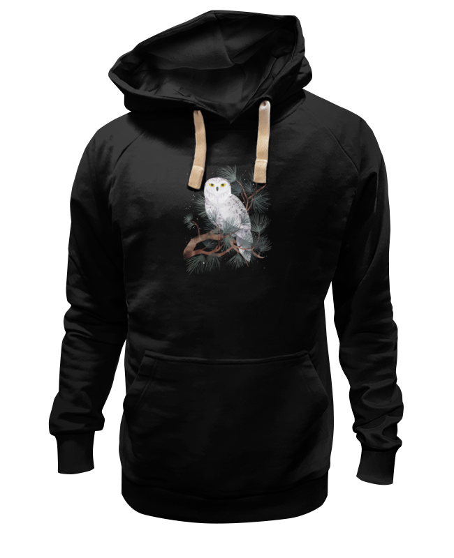 

Худи унисекс Printio Сова (owl) черное M, Черный, Сова (owl)