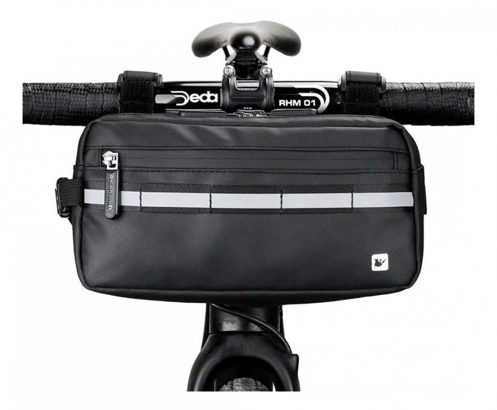 

Велосумка на руль Rhinowalk Handlebar bag 3L, Черный