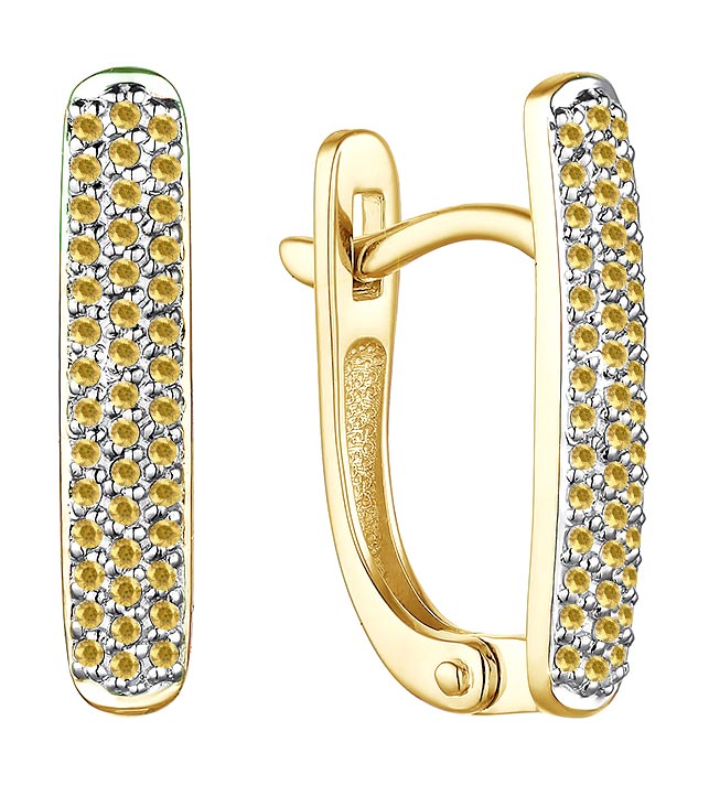 

Серьги из желтого золота с сапфиром Bellissima Tentazione S/114-3022, S/114-3022