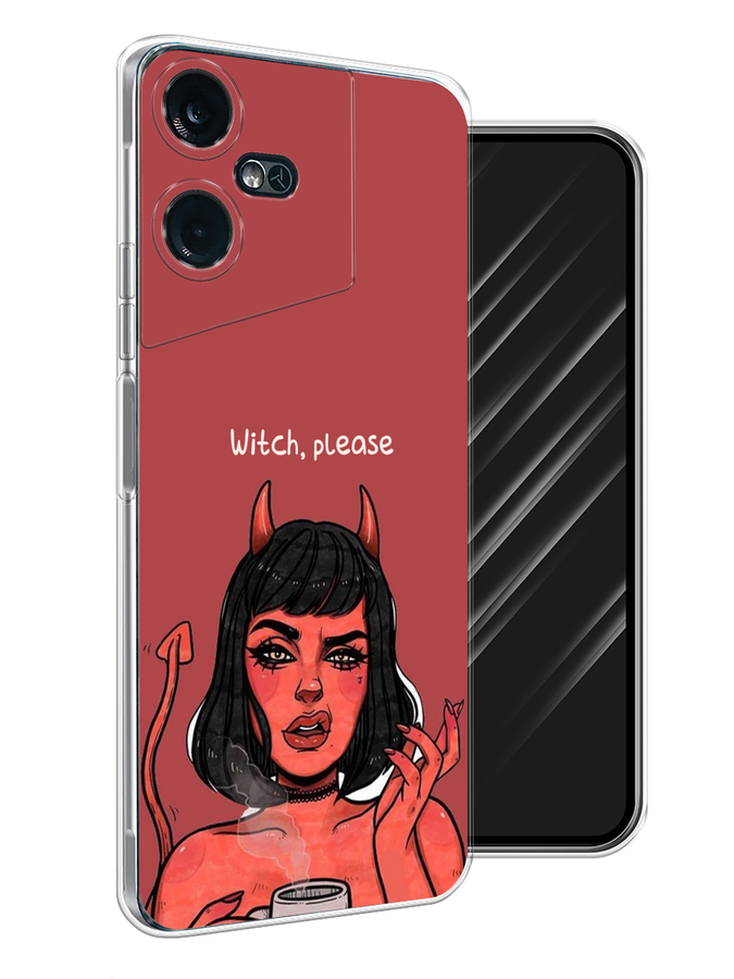 

Чехол Awog на Tecno Pova Neo 3 "Evil Girl", Бордовый;черный, 304450-6