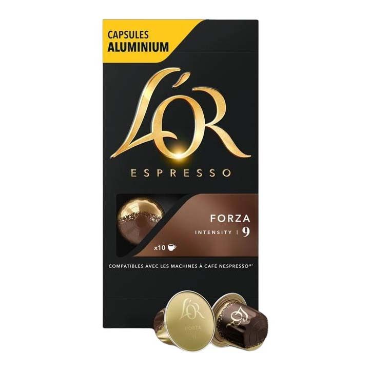 

Кофе L'OR Espresso Forza для кофемашин Nespresso в капсулах 52 г х 10 шт