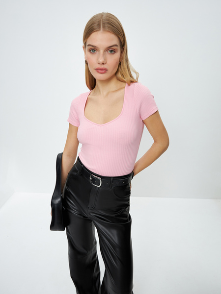 

Футболка женская ZARINA 3123525425 розовая XS, Розовый, 3123525425
