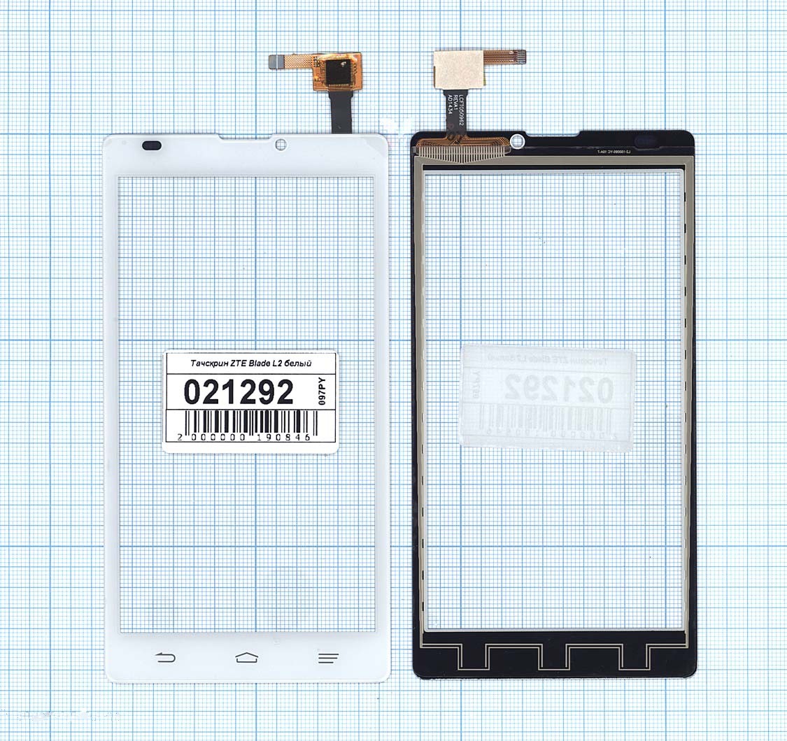 

Сенсорное стекло (тачскрин) для ZTE Blade L2 белое, Белый, для ZTE Blade L2
