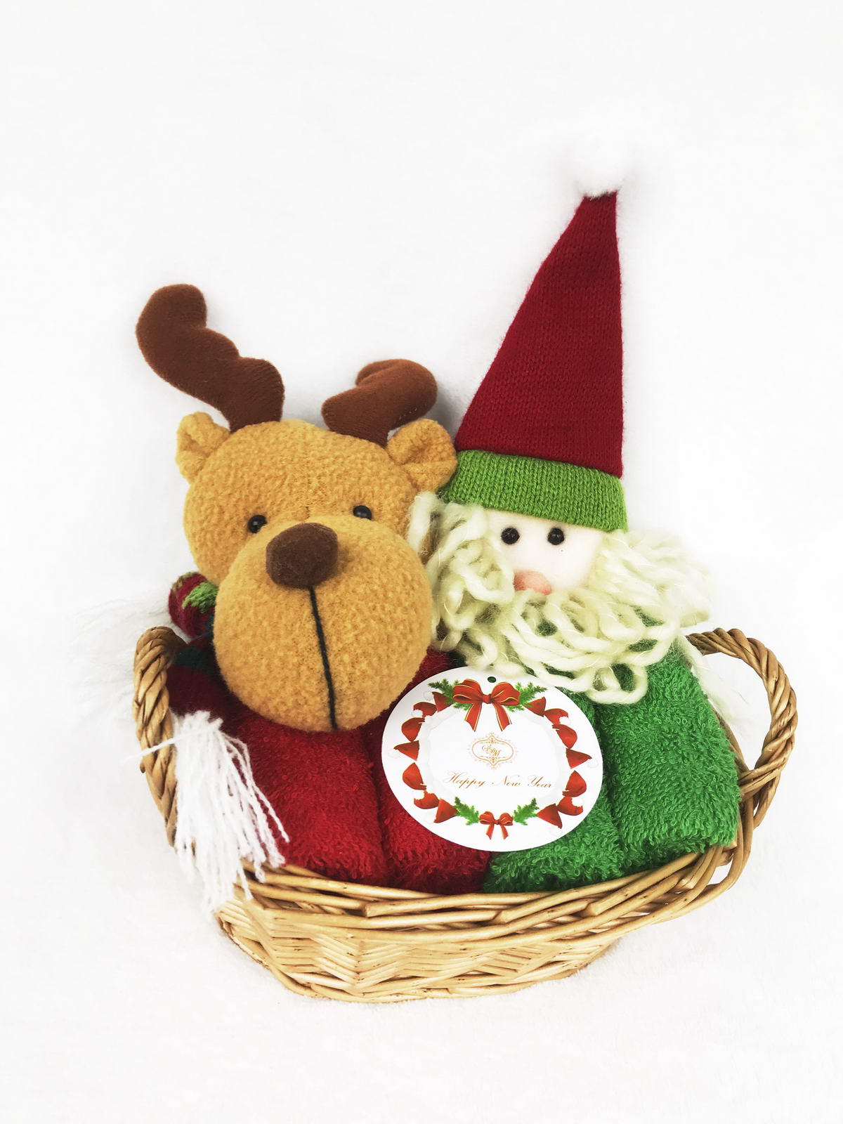 

Набор кухонных салфеток "Merry Christmas №1", 4 штуки, 30х30 см, Красный;зеленый