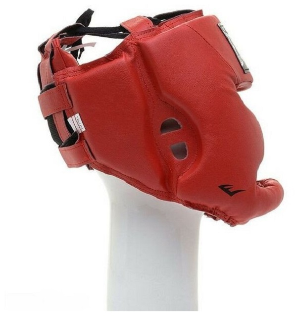 

Шлем Everlast Martial Arts Leather Full Face L/XL красный