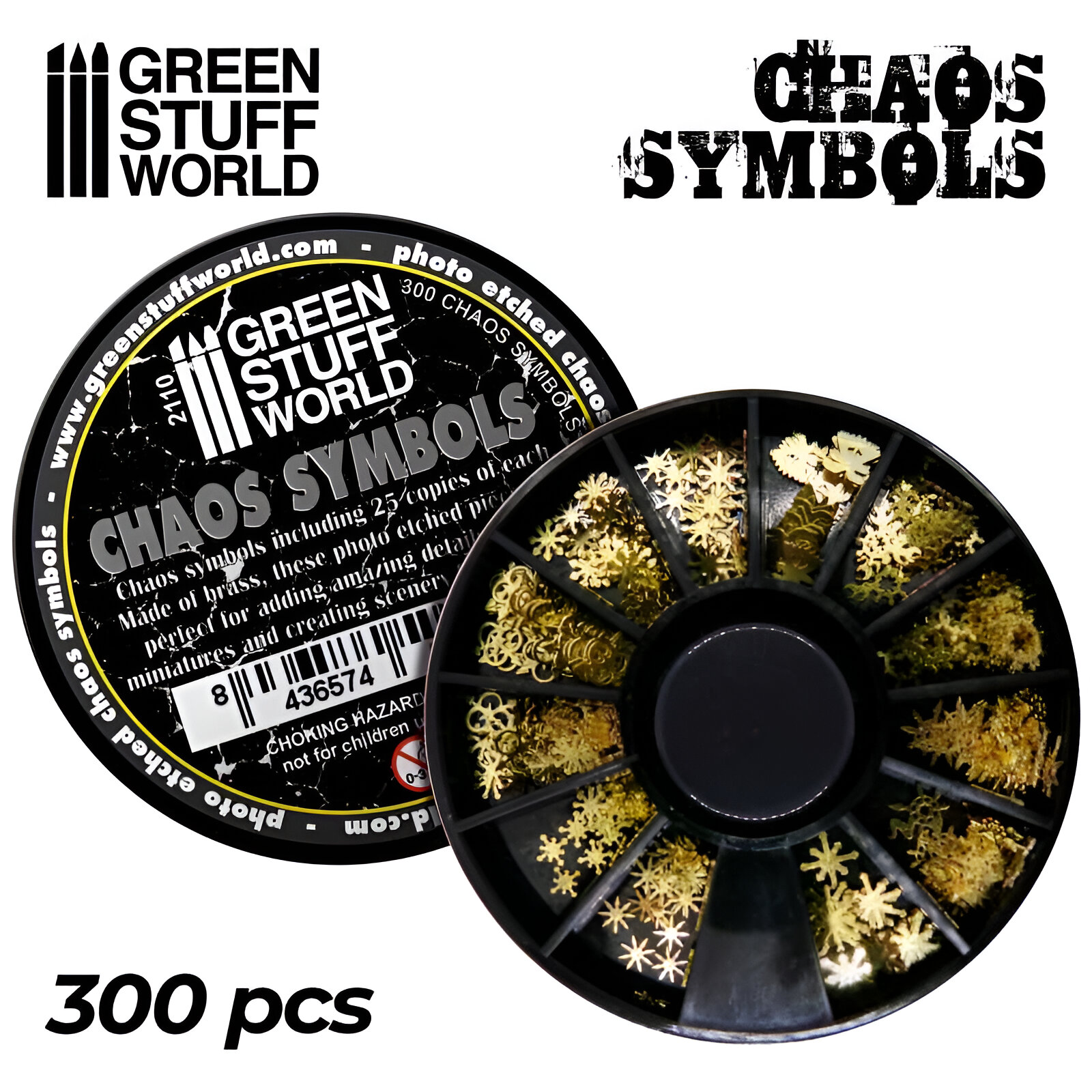 

Латунные миниатюрные декали Green Stuff World Chaos Runes and Symbols, Runes and Symbols