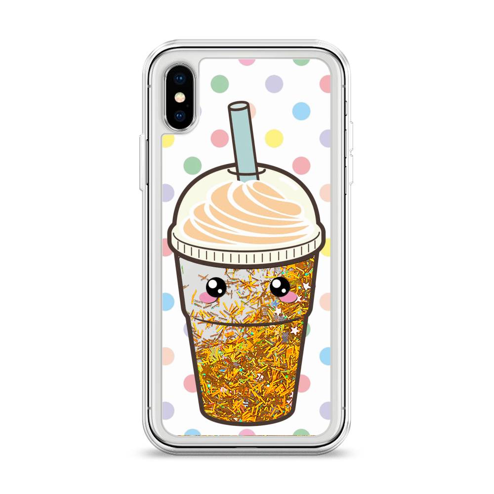 

Чехол Awog на Apple iPhone XS (10S) / Айфон XS (10S) "Милый стакан", 11890-1