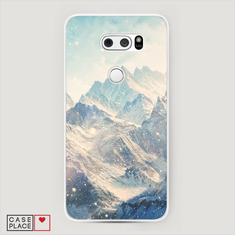 

Чехол Awog на LG V35 ThinQ "Горы 4", Голубой, 83650-4