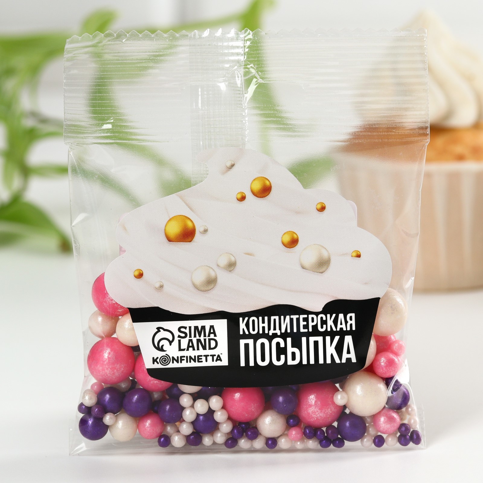 

Кондитерская посыпка KONFINETTA Красный бархат, 25 г