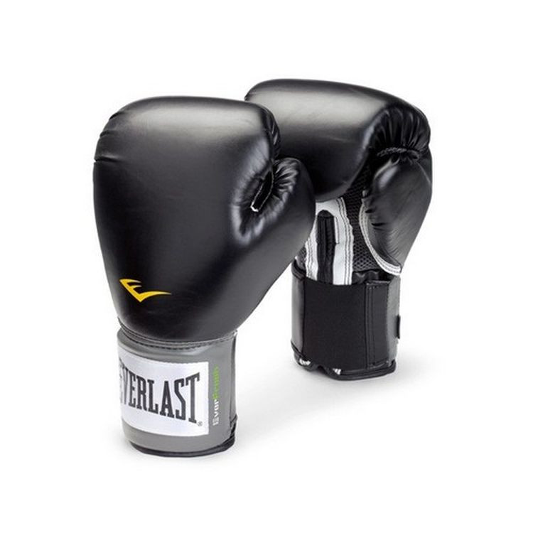 фото Перчатки тренировочные everlast pu pro style anti-mb youth черные