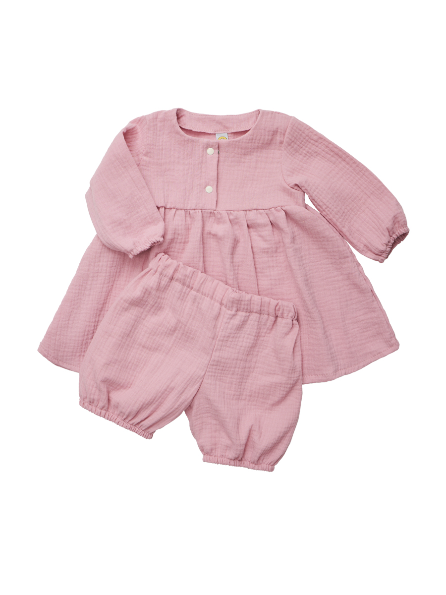 Комплект одежды Сонный гномик Сакура, розовый, 80