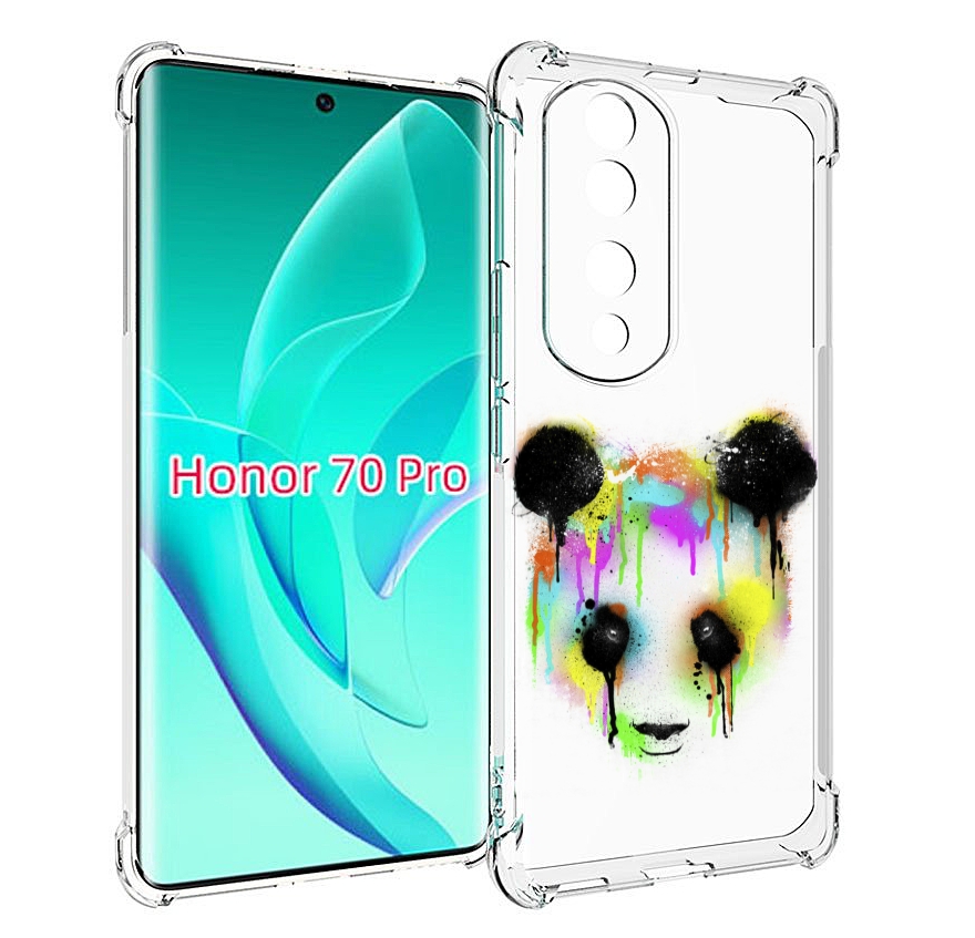

Чехол MyPads Радужная панда для Honor 70 Pro / 70 Pro Plus, Прозрачный, Tocco
