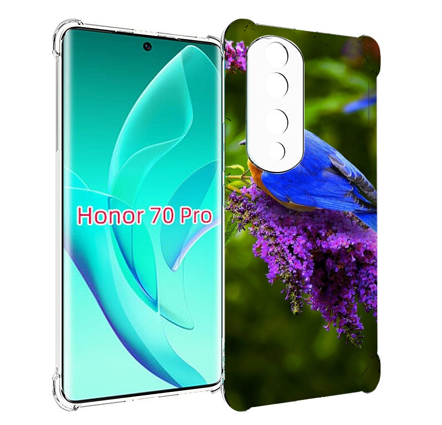 

Чехол MyPads Птица-сиреневая для Honor 70 Pro / 70 Pro Plus, Прозрачный, Tocco