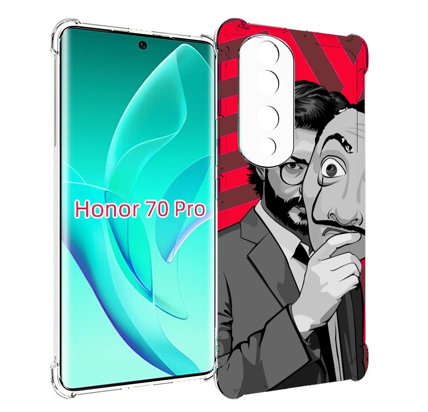 

Чехол MyPads Профессор-бумажый-дом для Honor 70 Pro / 70 Pro Plus, Прозрачный, Tocco