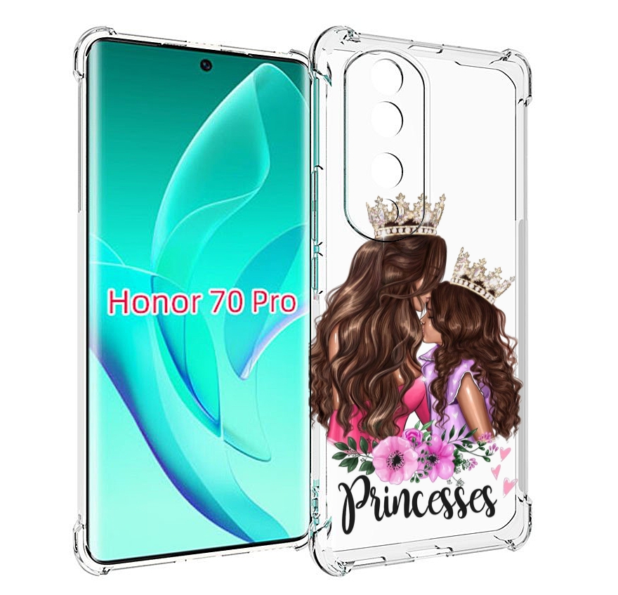 

Чехол MyPads Принцессы женский для Honor 70 Pro / 70 Pro Plus, Прозрачный, Tocco