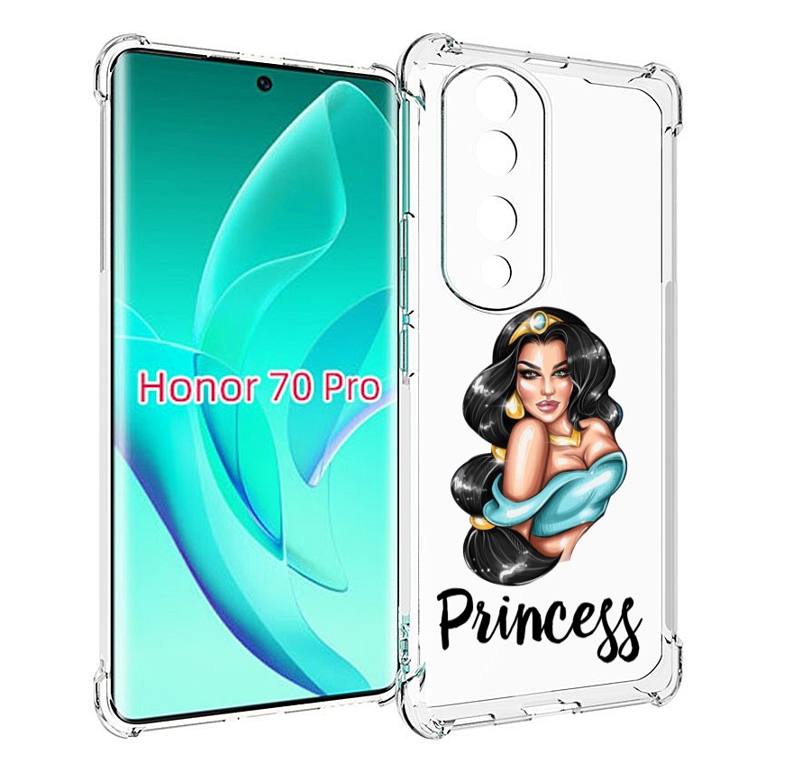 

Чехол MyPads Принцесса-Жасмин женский для Honor 70 Pro / 70 Pro Plus, Прозрачный, Tocco