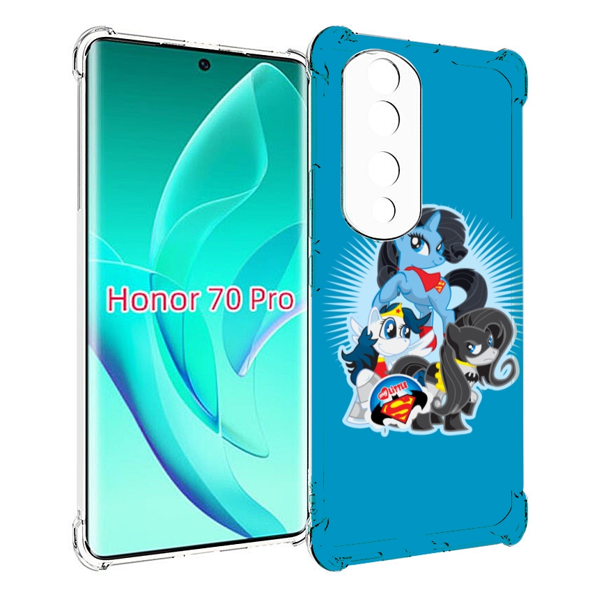 

Чехол MyPads Пони-литл для Honor 70 Pro / 70 Pro Plus, Прозрачный, Tocco