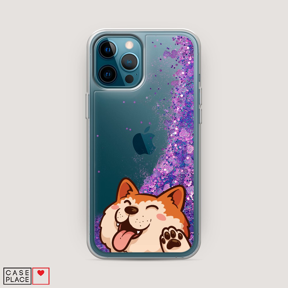 

Чехол Awog на Apple iPhone 12 Pro / Айфон 12 Pro "Акита-ину машет", Разноцветный, 12892-1