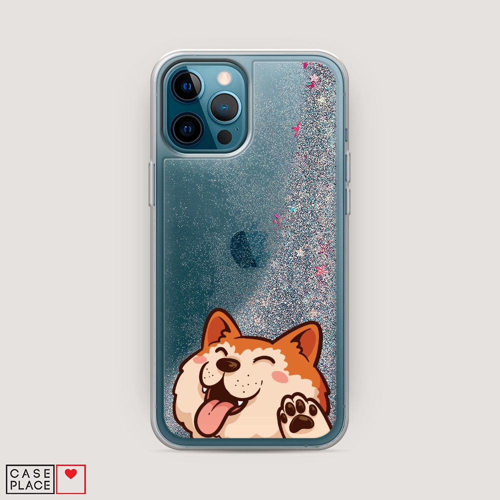 

Чехол Awog на Apple iPhone 12 Pro / Айфон 12 Pro "Акита-ину машет", Разноцветный, 12891-1