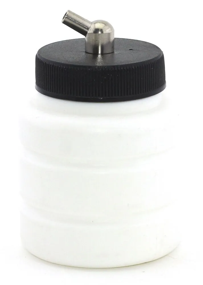 фото 1554 jas баночка под краску с крышкой, 75 мл, трубка 45 градусов, пластик