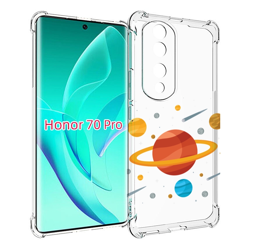 

Чехол MyPads Планета-Сатурн для Honor 70 Pro / 70 Pro Plus, Прозрачный, Tocco