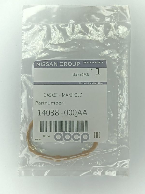 

Прокладка Выпускного Коллектора Nissan 14038-00qaa NISSAN 14038-00QAA