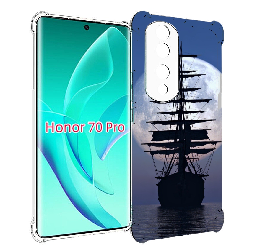 

Чехол MyPads Парус-в-море для Honor 70 Pro / 70 Pro Plus, Прозрачный, Tocco