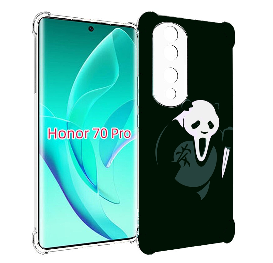 

Чехол MyPads Панда-крик для Honor 70 Pro / 70 Pro Plus, Прозрачный, Tocco
