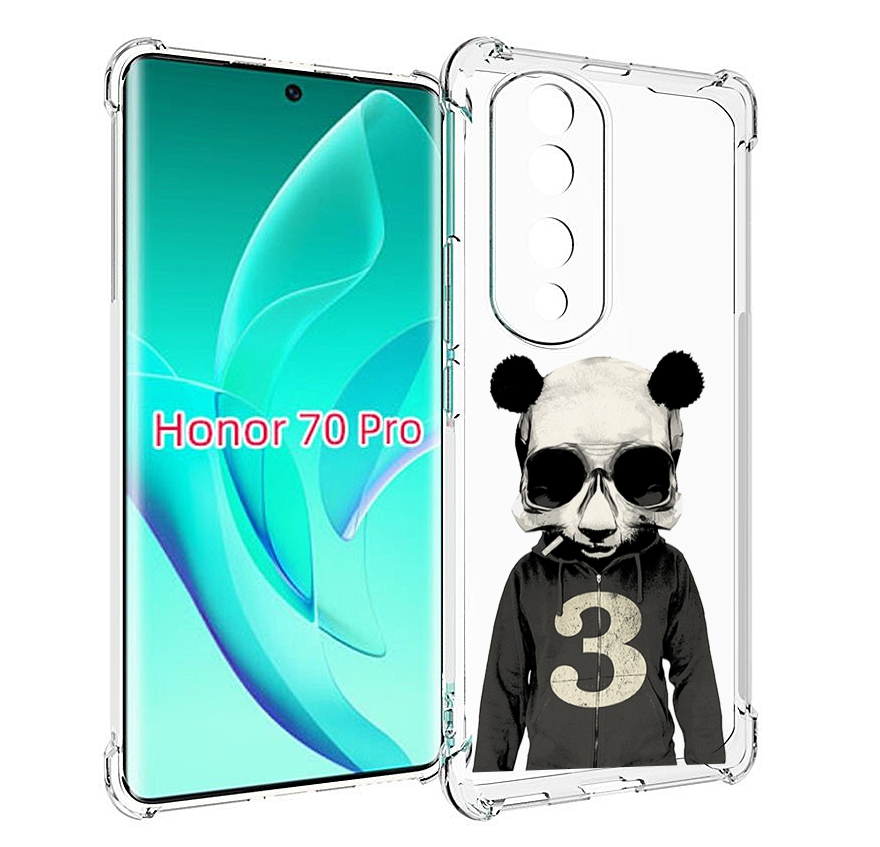 

Чехол MyPads Панда-в-костюме для Honor 70 Pro / 70 Pro Plus, Прозрачный, Tocco