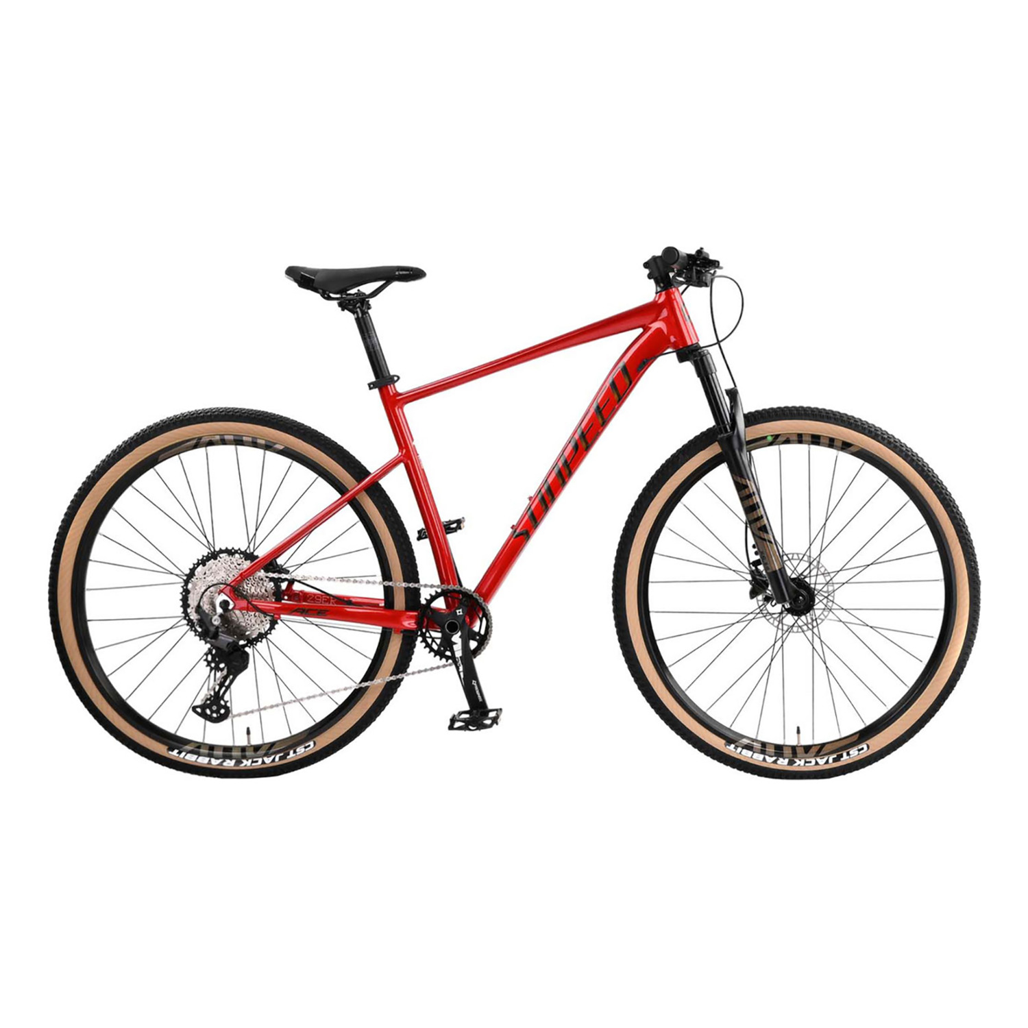 Велосипед Sunpeed Ace 27.5 2024, Red/Red, 15.5