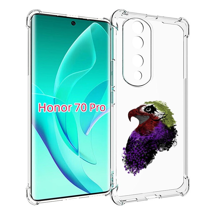 

Чехол MyPads Орел для Honor 70 Pro / 70 Pro Plus, Прозрачный, Tocco