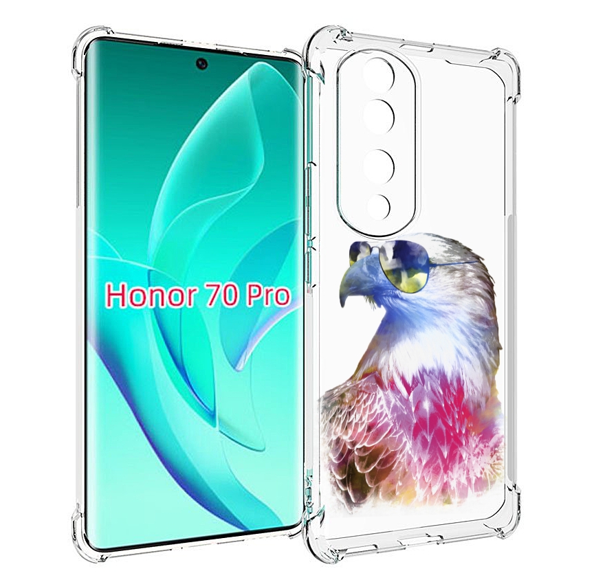 

Чехол MyPads Орел в очках для Honor 70 Pro / 70 Pro Plus, Прозрачный, Tocco