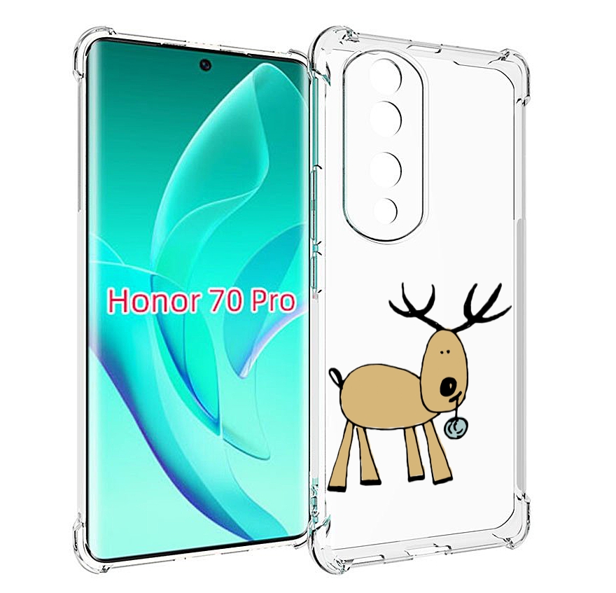 

Чехол MyPads Олень с шариком для Honor 70 Pro / 70 Pro Plus, Прозрачный, Tocco
