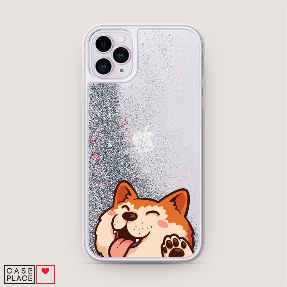 

Чехол Awog на Apple iPhone 11 Pro Max / Айфон 11 Pro Max "Акита-ину машет", Разноцветный, 12291-1