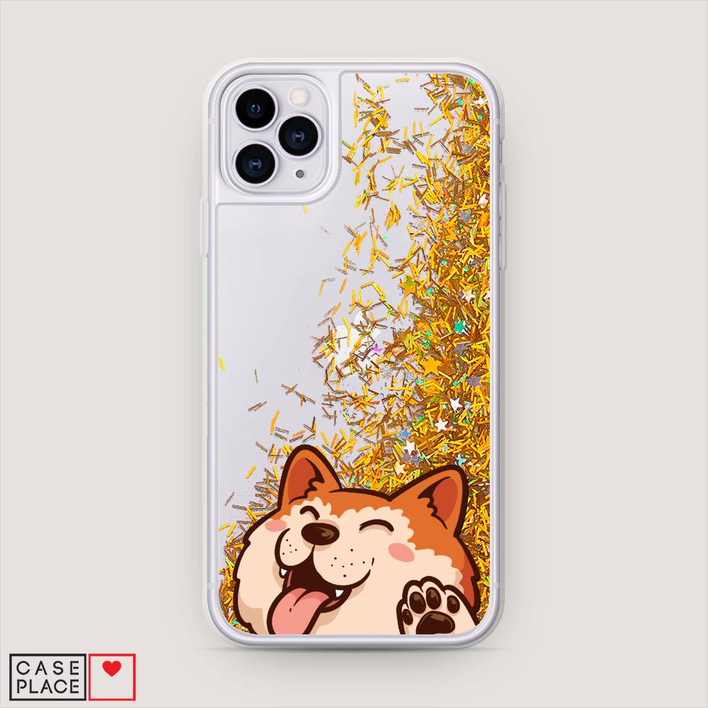

Чехол Awog на Apple iPhone 11 Pro Max / Айфон 11 Pro Max "Акита-ину машет", Разноцветный, 12290-1