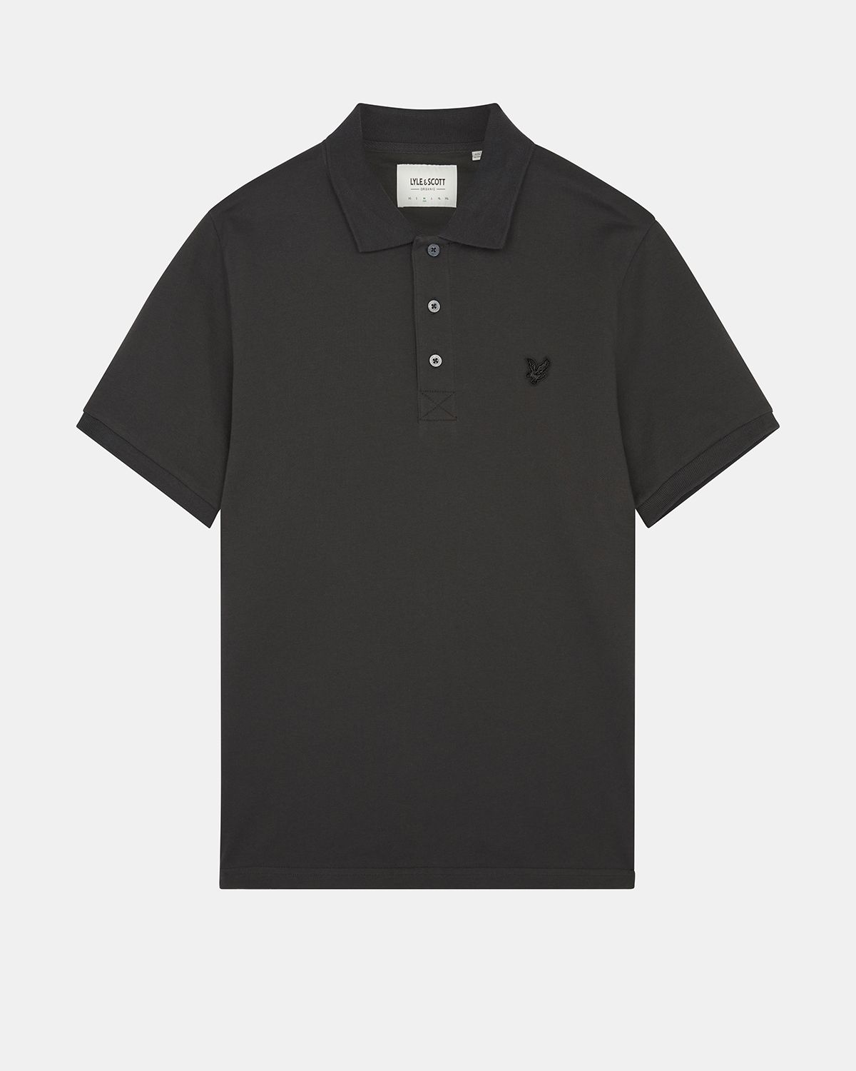 Футболка мужская Lyle Scott Tonal Eagle Polo Shirt серая L 3590₽