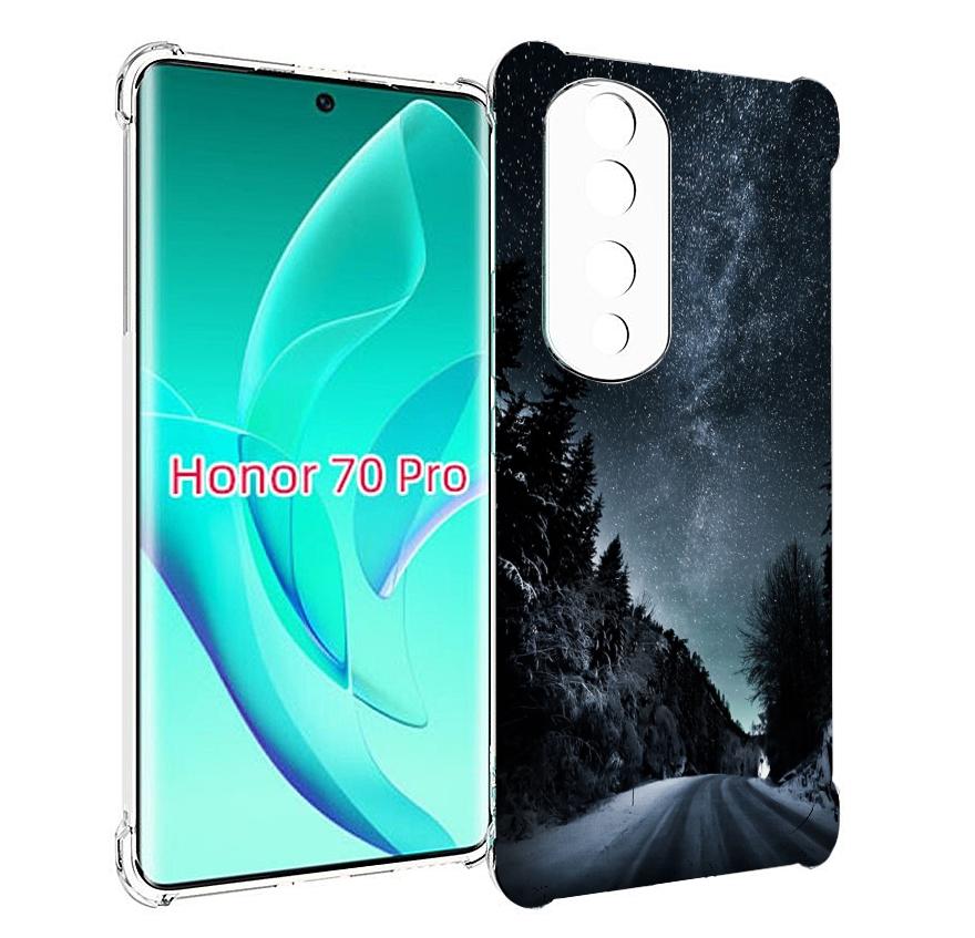

Чехол MyPads Ночной-лес для Honor 70 Pro / 70 Pro Plus, Прозрачный, Tocco