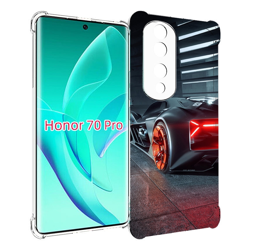 

Чехол MyPads Ночной-город мужской для Honor 70 Pro / 70 Pro Plus, Прозрачный, Tocco