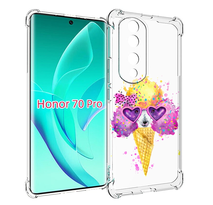 

Чехол MyPads Рожок для Honor 70 Pro / 70 Pro Plus, Прозрачный, Tocco