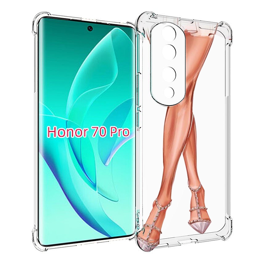 Чехол MyPads Ножки для Honor 70 Pro / 70 Pro Plus