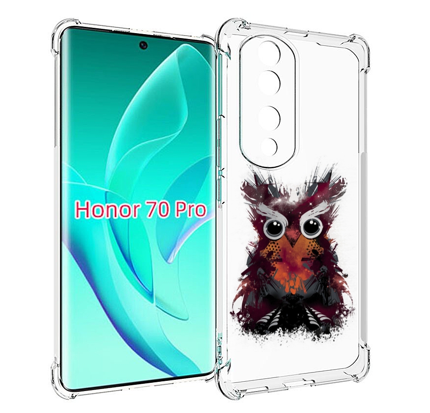 

Чехол MyPads Необычная сова для Honor 70 Pro / 70 Pro Plus, Прозрачный, Tocco
